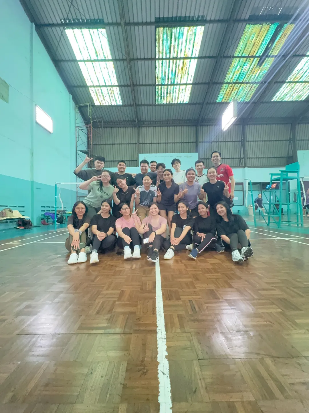Members of the REAL community playing sports together