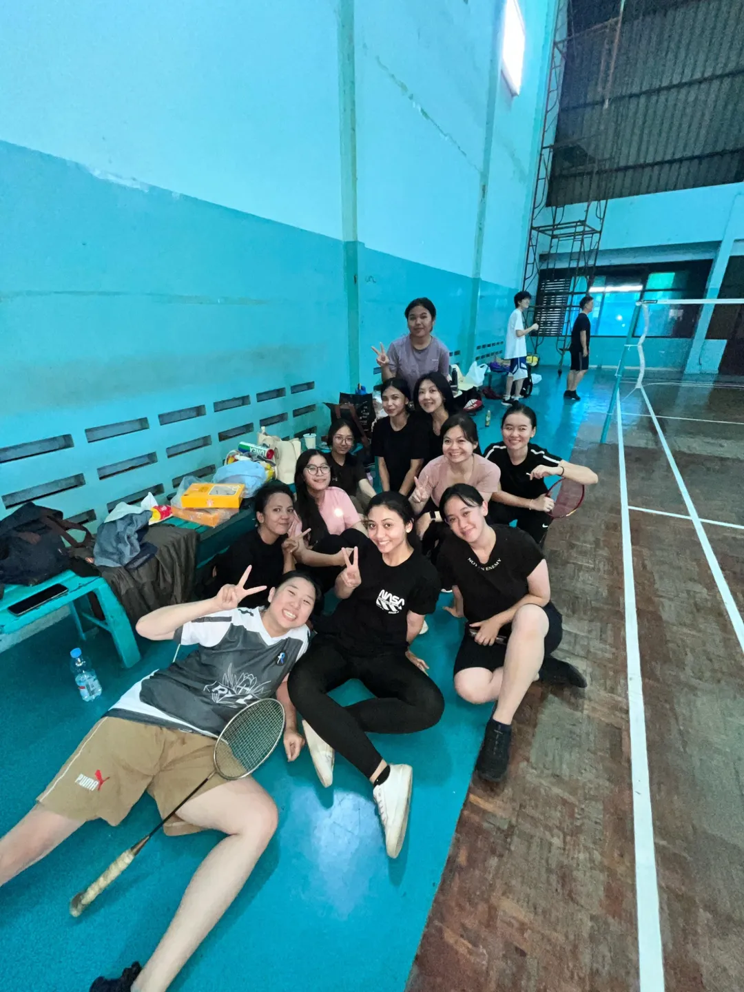 Members of the REAL community playing sports together