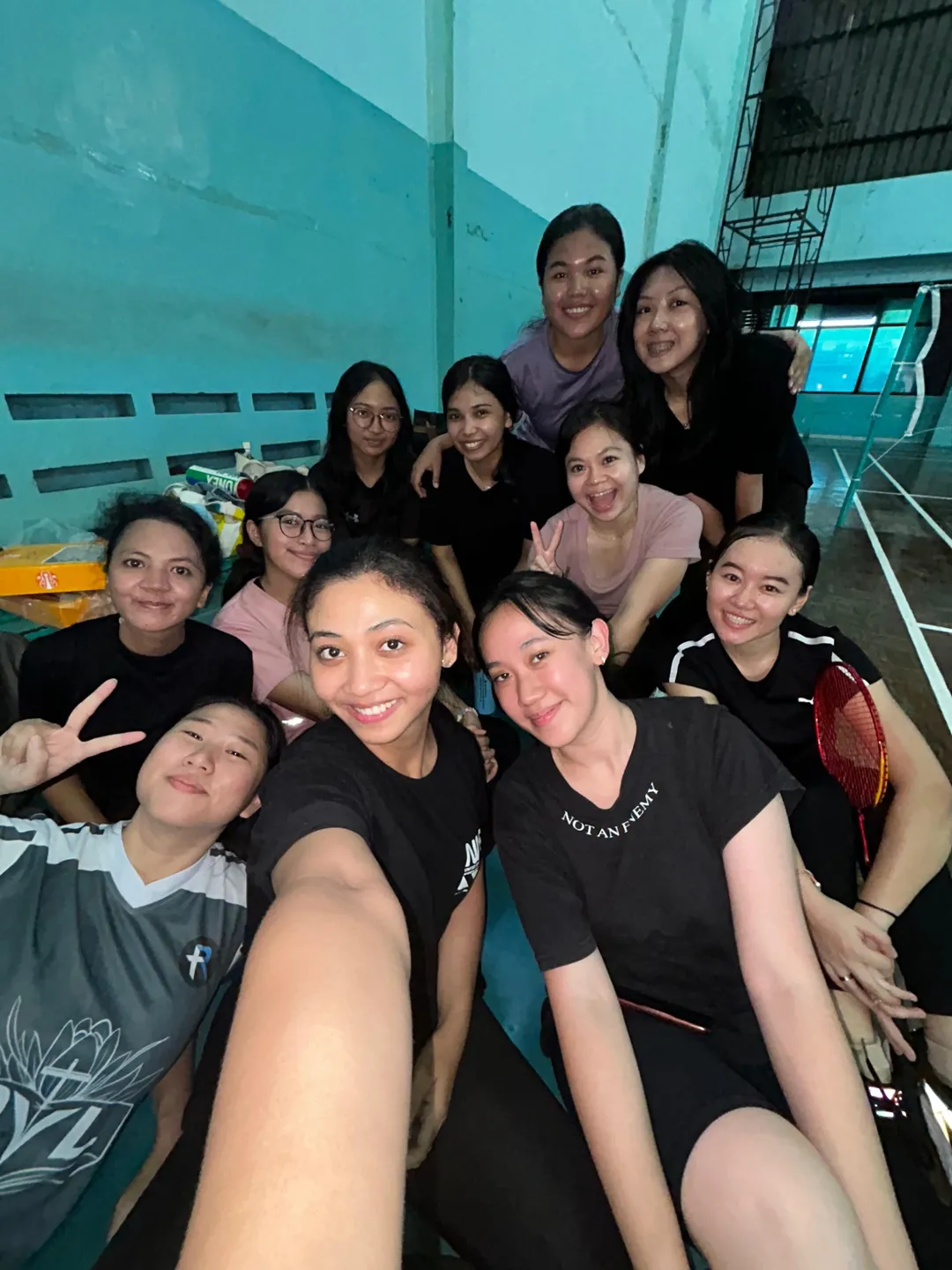 Members of the REAL community playing sports together